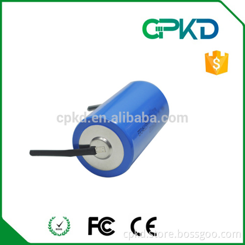 ER34615M 3.6V D size LiSOCl2 battery with solder pin/tab ER34615M-FT 16500mAh
